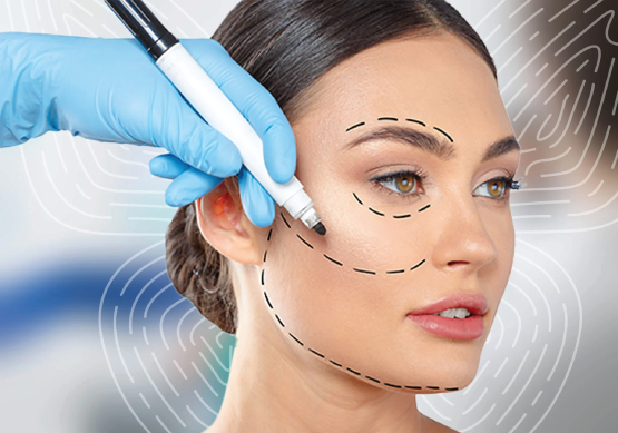 Aesthetic facial and cosmetic surgery